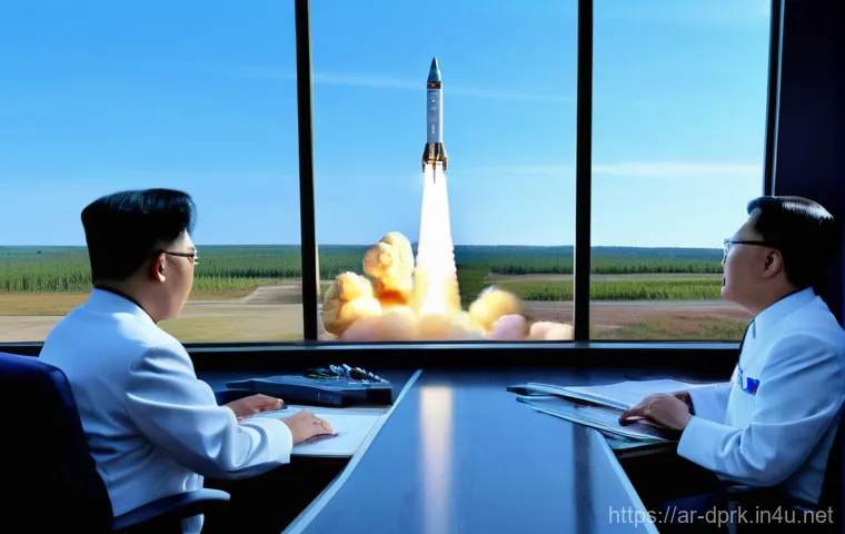 북한의 과학자   주요 연구 성과 - **Prompt 1: Dedicated Scientific Minds in a High-Tech Lab**
    "A group of focused and dedicated No...